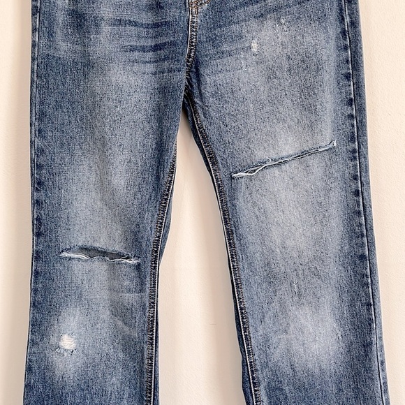 BDG Urban Outfitters Distressed Loose Straight Hi Rise Denim Jeans - Picture 5 of 11